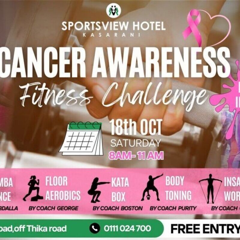 Party in Pink Nairobi - Cancer Awareness Fitness Challenge, Sportsview Hotel Kasarani