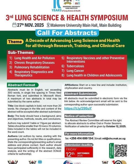MLI@10 Lung Science and Health Symposium