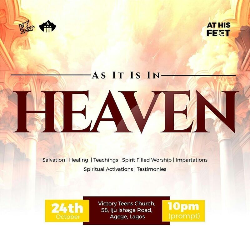 At His Feet- As It Is In Heaven