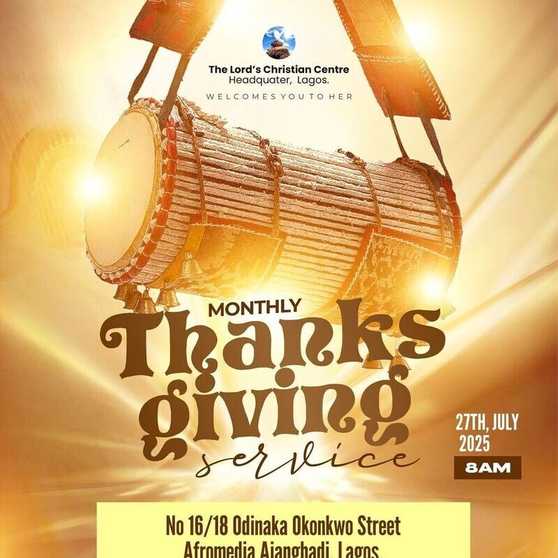 Monthly Thanksgiving Service