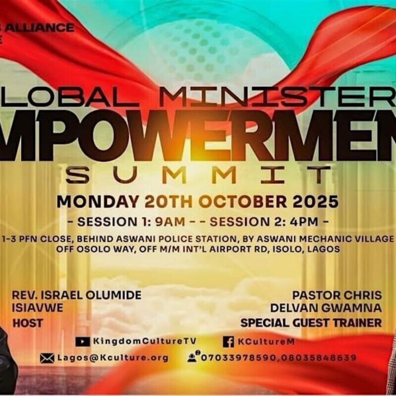 Global Ministers Empowerment Summit with Pastor Chris Delvan Gwamna