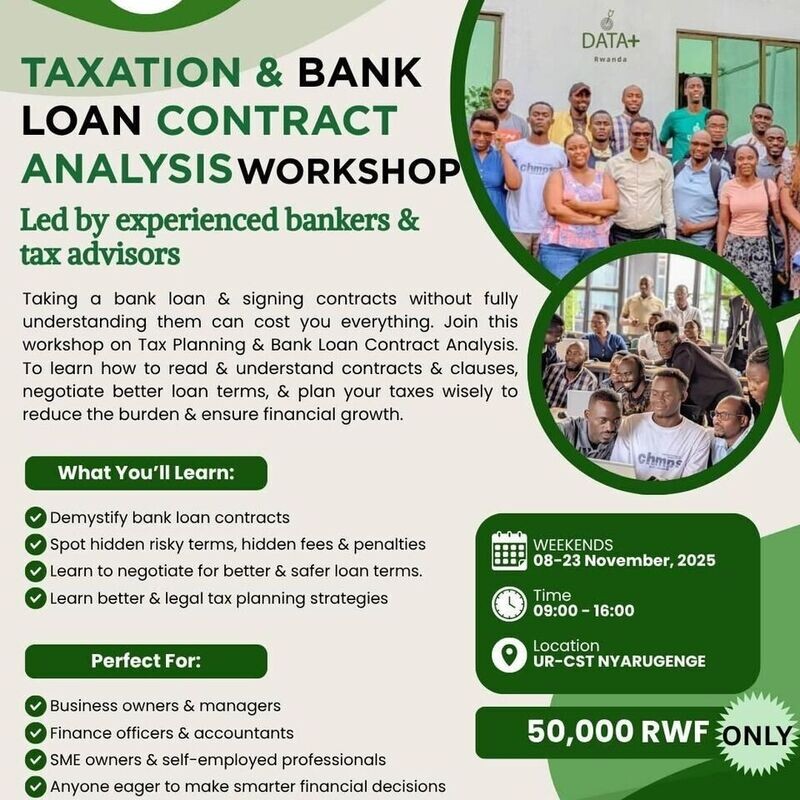 Training on Tax Planning & Bank Loan Contract Analysis