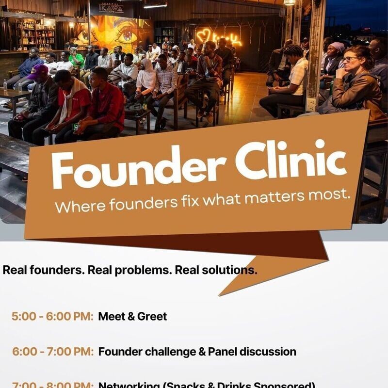 🚀 Founder Clinic: Real Talk. Real Feedback. Real Growth.
