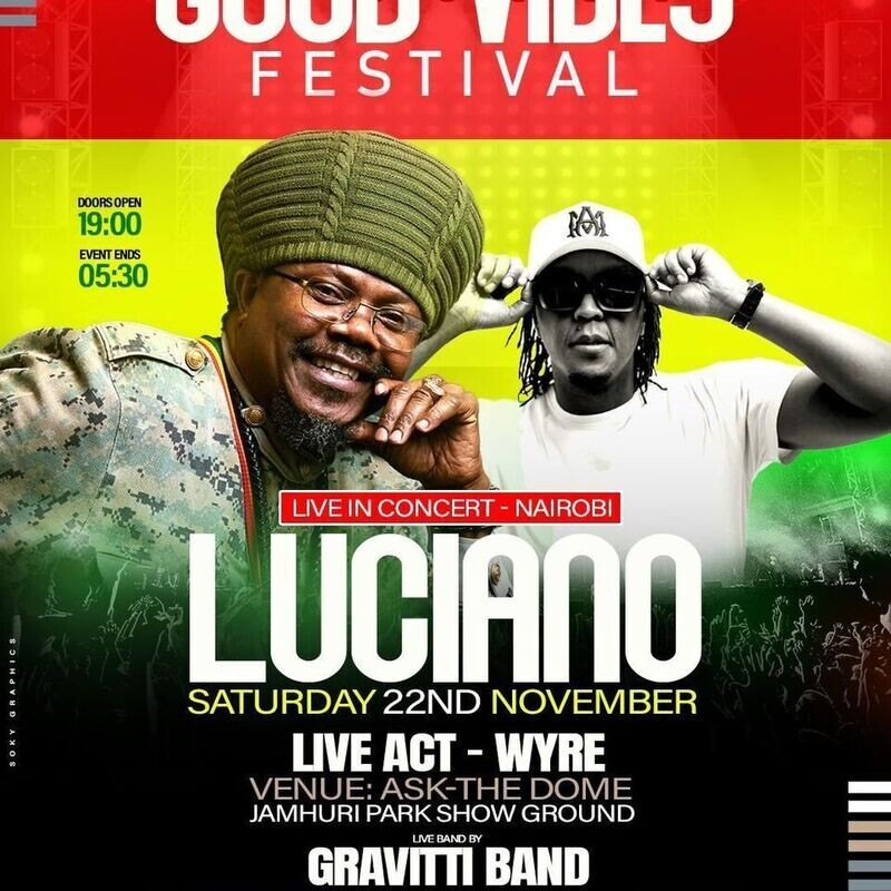 Good Vibes Festival Luciano in Kenya