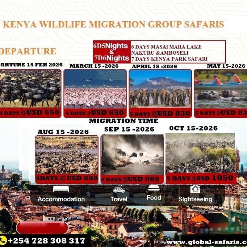 MASAI MARA GROUP SAFARI