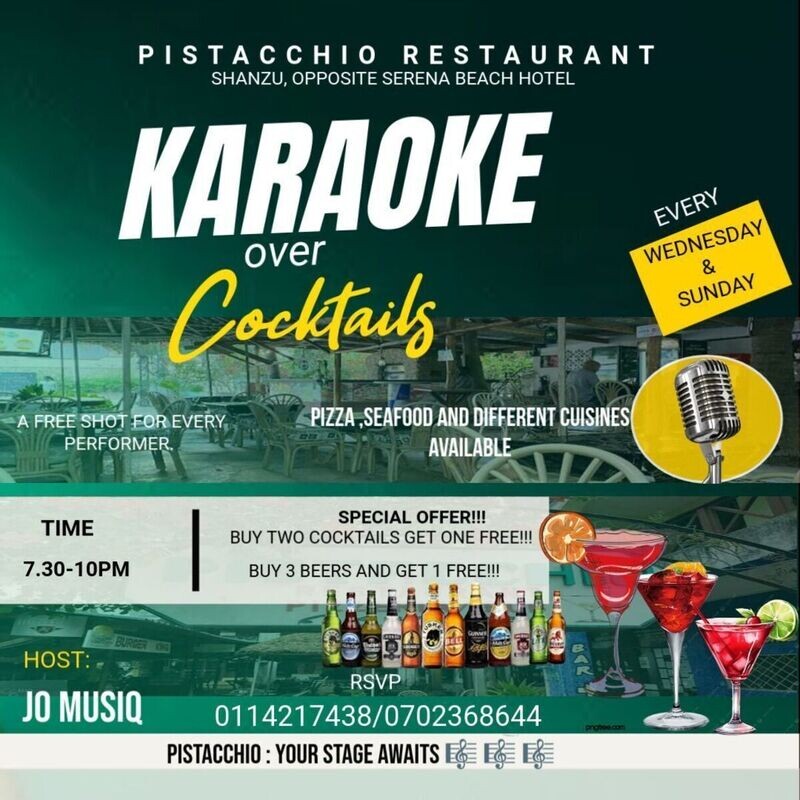 KARAOKE OVER COCKTAILS