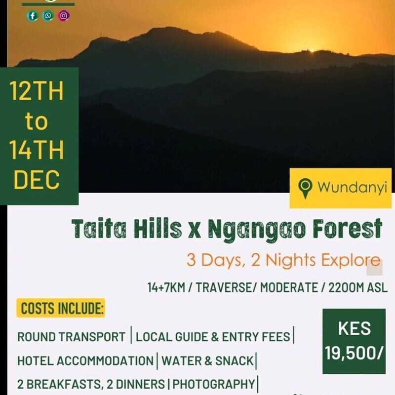 Taita Hills and Ngangao Forest