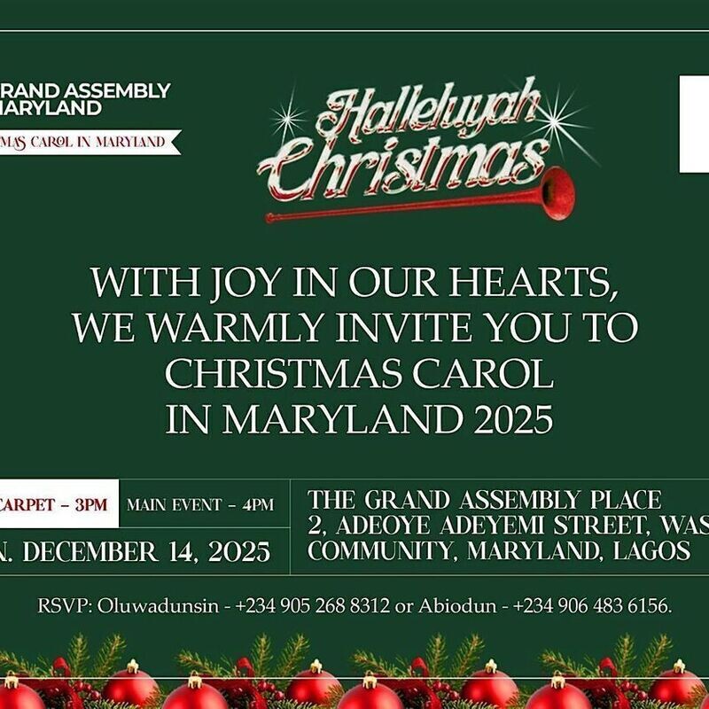 Hallelujah Christmas - A Christmas Carol In Maryland