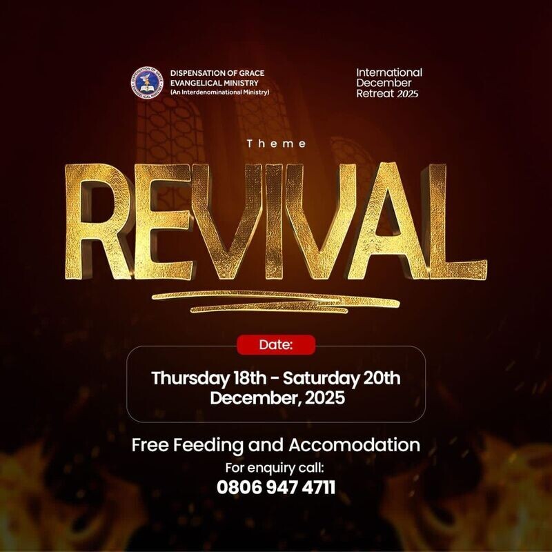 INTERNATIONAL DECEMBER RETREAT 25 - REVIVAL