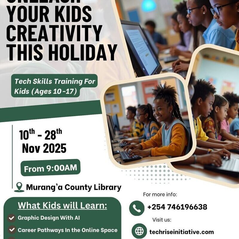 Tech Skills Holiday Training (Ages 10–17)