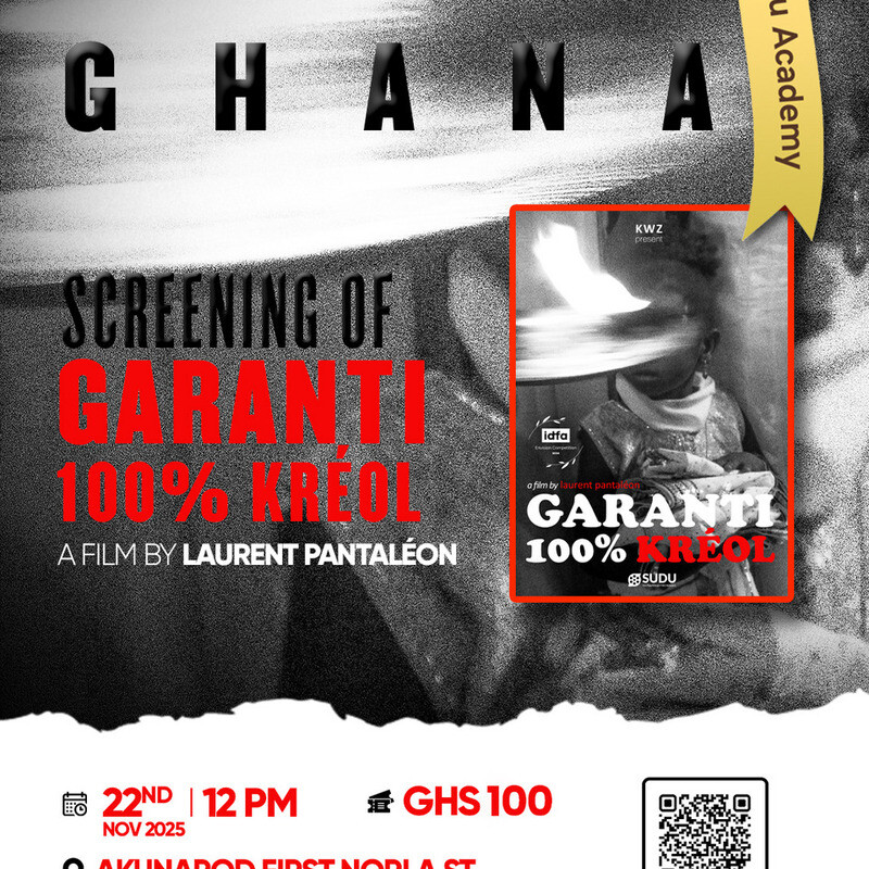 FILM SCREENING: GARANTI 100% KREOL