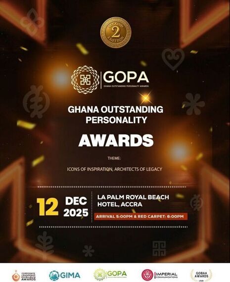 Ghana Outstanding Personality Awards (GOPA), 2025.