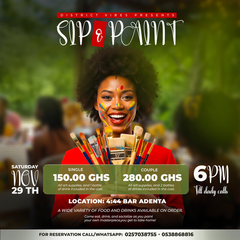 District Vibes Sip & Paint