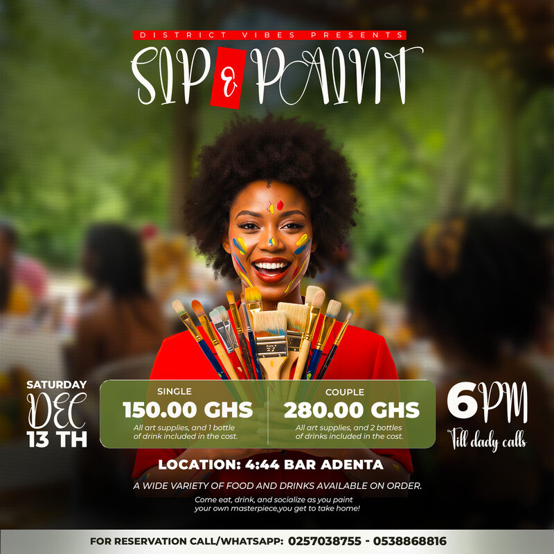 District Vibes Sip & Paint