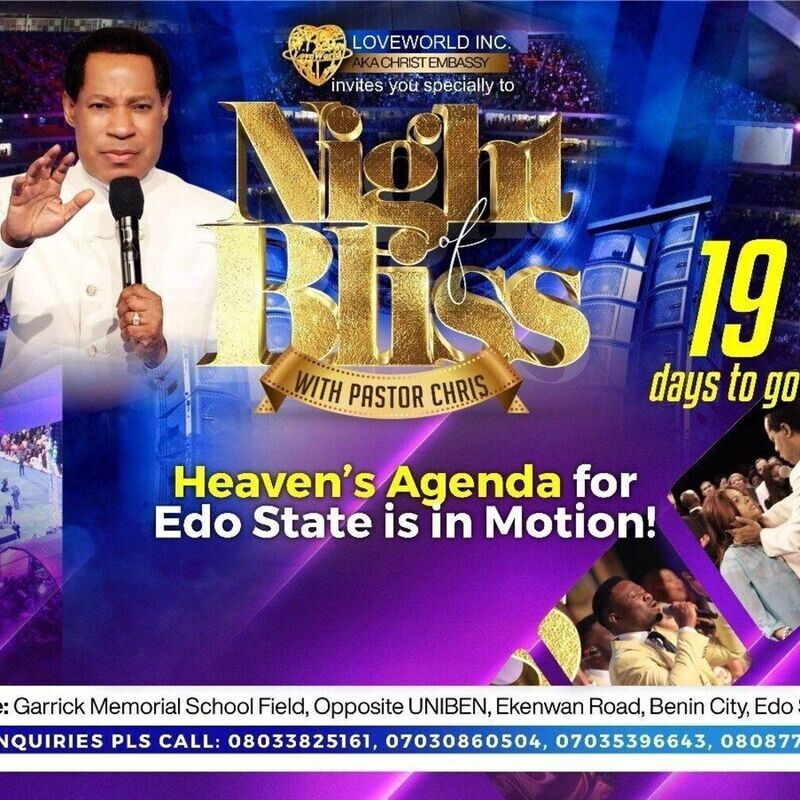 Day of Bliss with Pastor Chris Oyakhilome