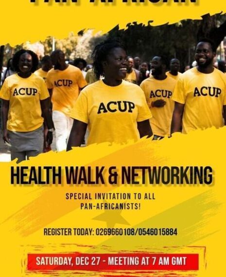 ACUP End-Of-Year Pan-African Health Walk and Networking Event, 2025-Ghana