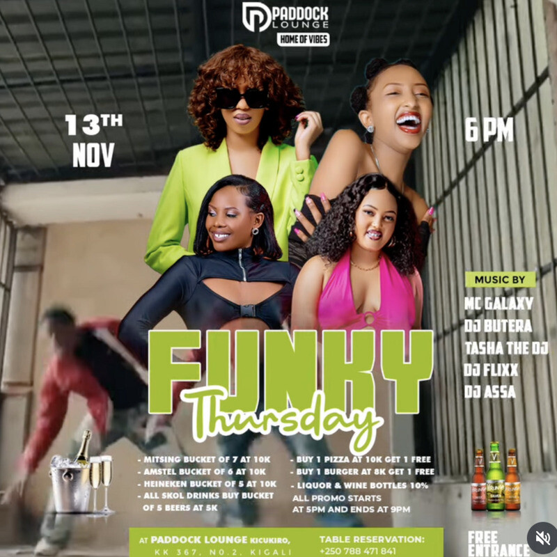 Funky Thursdays at Paddock