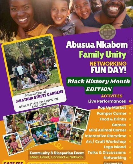 Abusua Nkabom - Family Unity Networking Fun Day! BLACK HISTORY MONTH EDITION