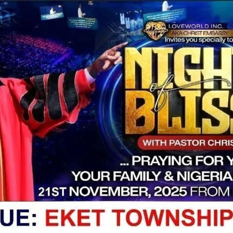 Night of Bliss with Pastor Chris Eket