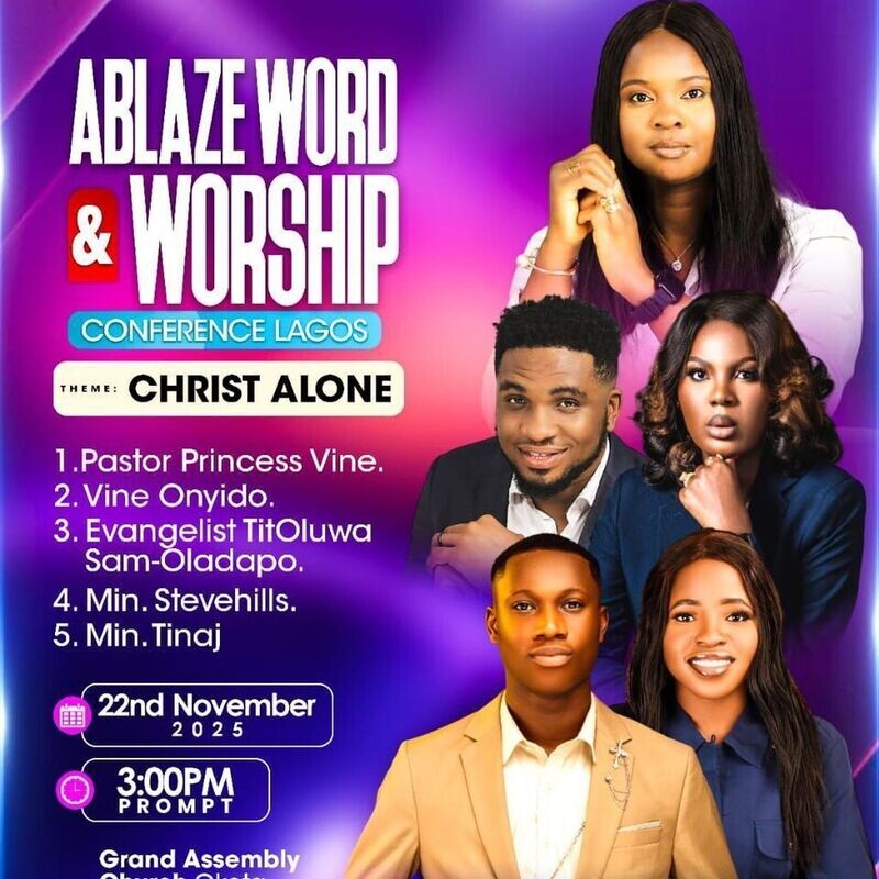 ABLAZE WORD AND WORSHIP CONFERENCE LAGOS.