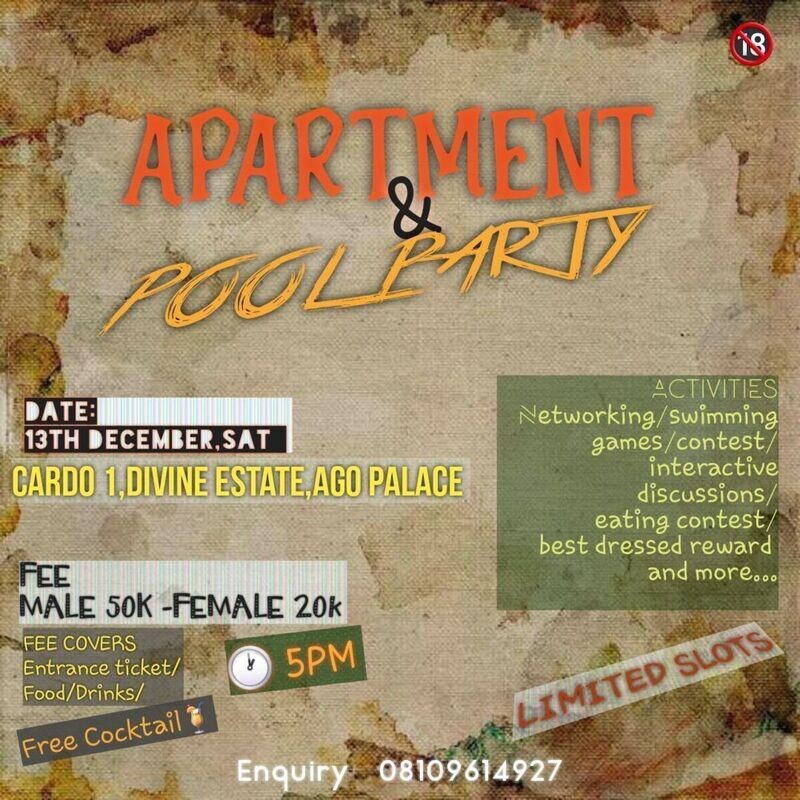 APARTMENT &POOL PARTY