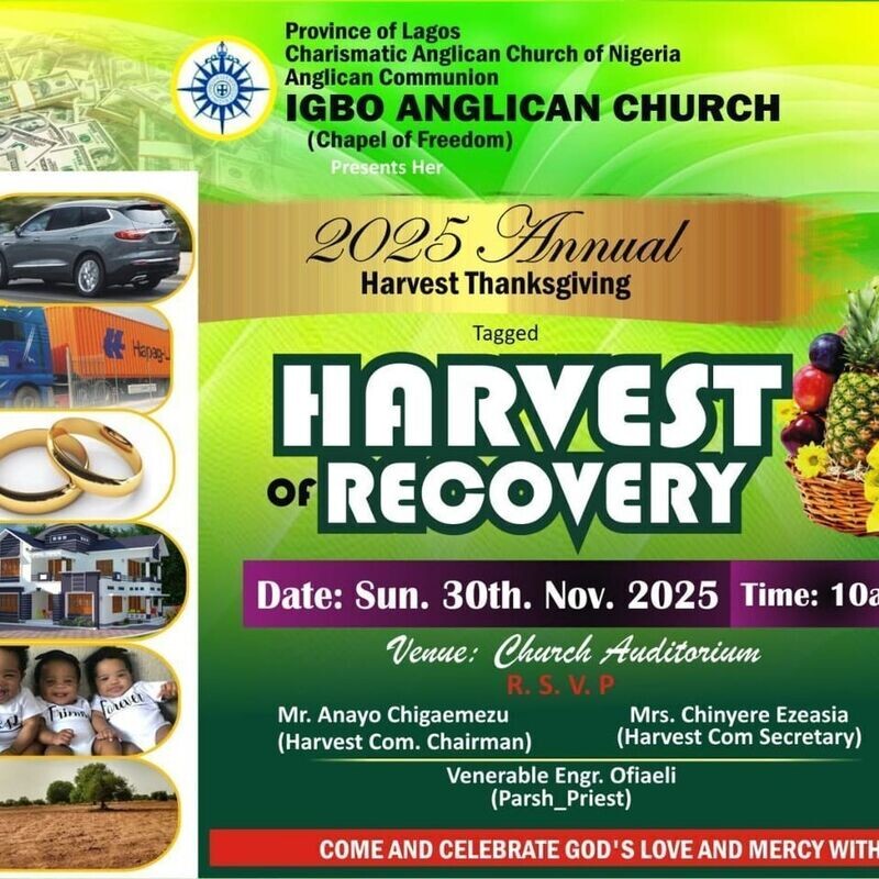 Annual Harvest Thanksgiving Ceremony