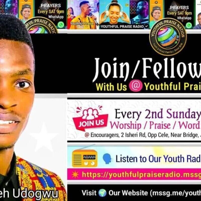 Sunday Evening Youth Fellowship 🔥 Lagos (Every 2nd Sunday) 5pm
