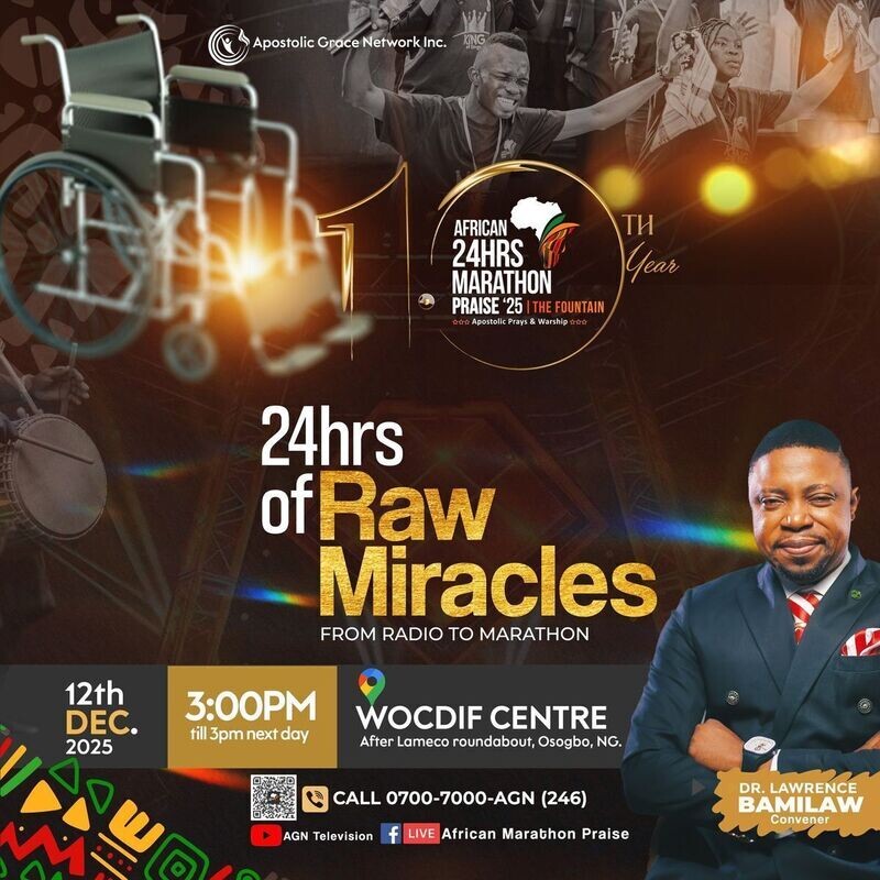 African 24hrs Marathon Praise 10th Anniversary