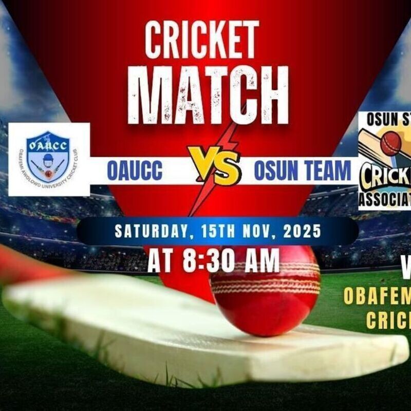 OAUCC VS OSUN STATE TEAM CRICKET MATCH