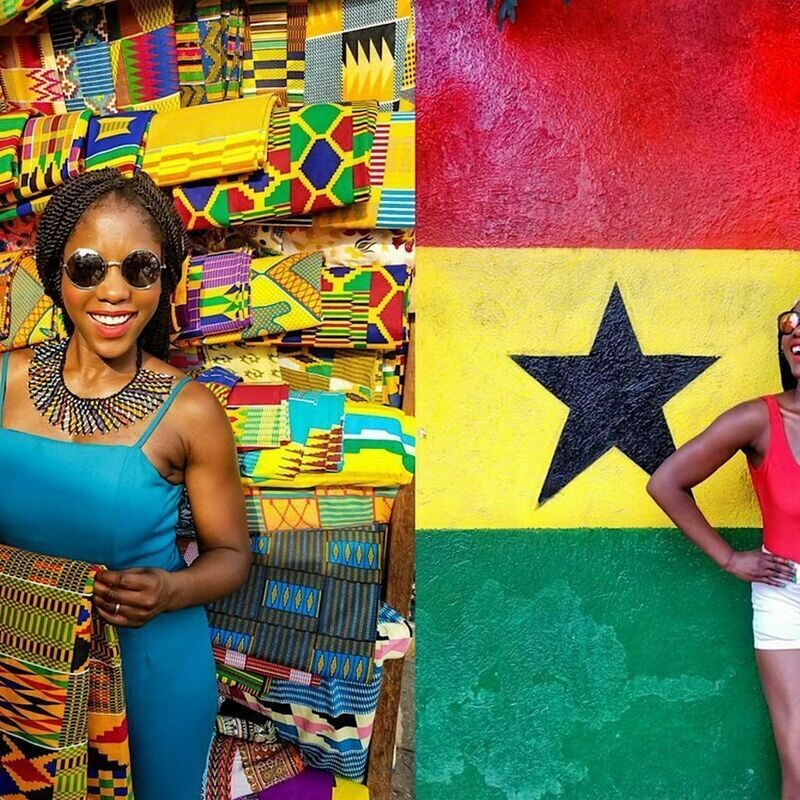 December in Ghana. Afrofuture and Slave Castles