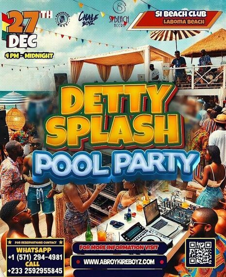 Detty Splash Pool Party