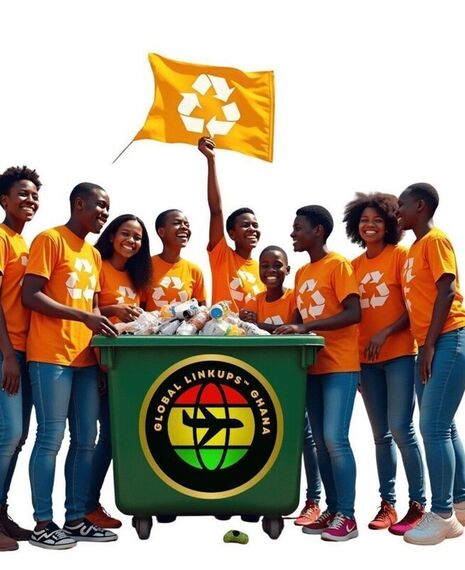 🌍 Global LinkUps™ Ghana Clean-Up Day 2025 Osu, Oxford Street Edition