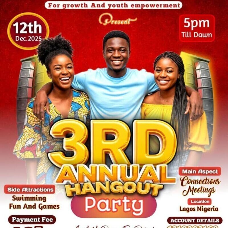 3rd Annual Hangout Party