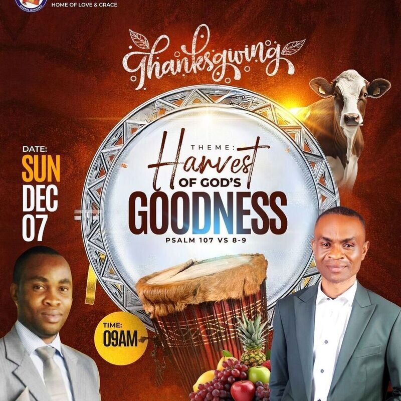 HARVEST OF GOD's GOODNESS