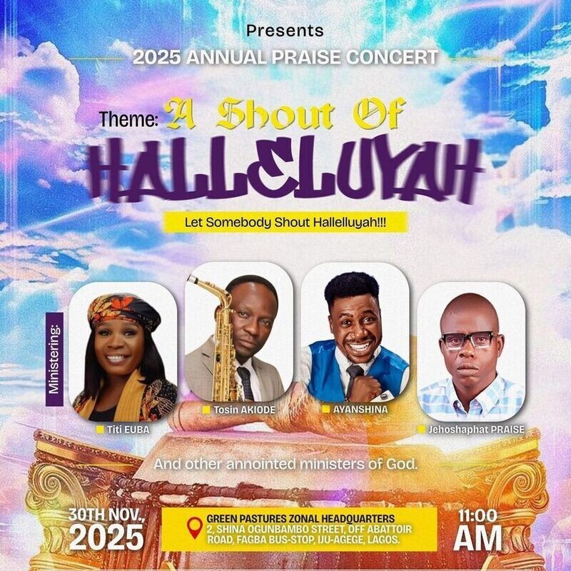 2025 Annual Praise Concert, Theme: A Shout of Hallelujah