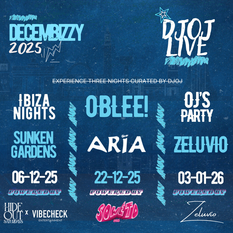 DJ OJ LIVE DECEMBIZZY SPECIAL OFFER (MULTI-DAY PASSES)