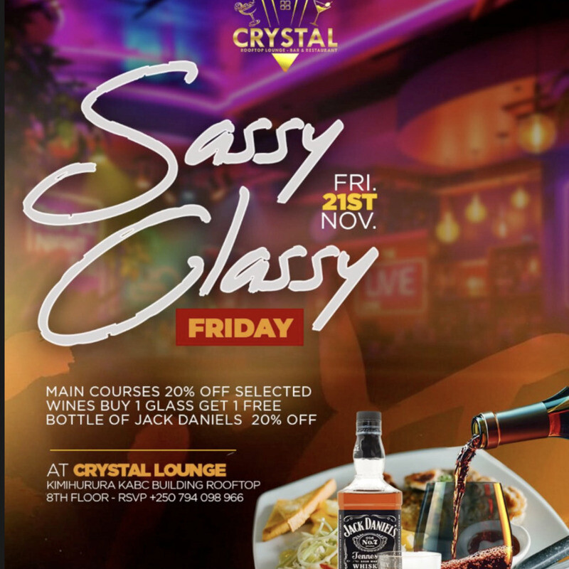 Sassy Classy Friday at Crystal Lounge