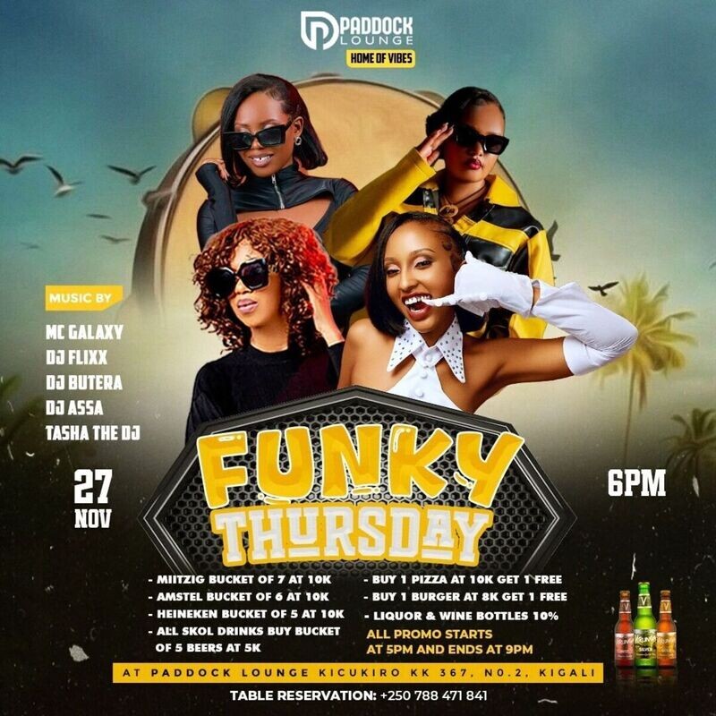 Funky Thursdays at Paddock