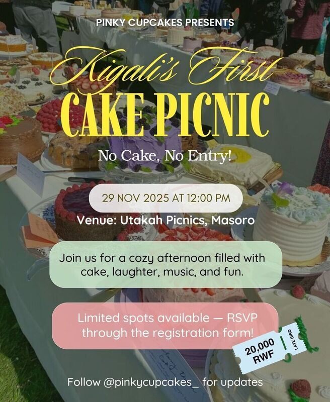 Cake Rwandan Snack eGotickets — Kigali Cake Picnic at Utakah Picnics, Rwanda, Sat, 29 Nov ...