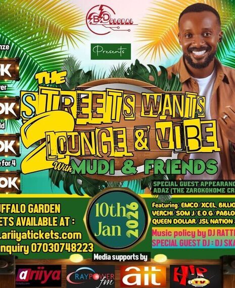 The Streets Wants to Lounge and Vibes with Mudi and Friends