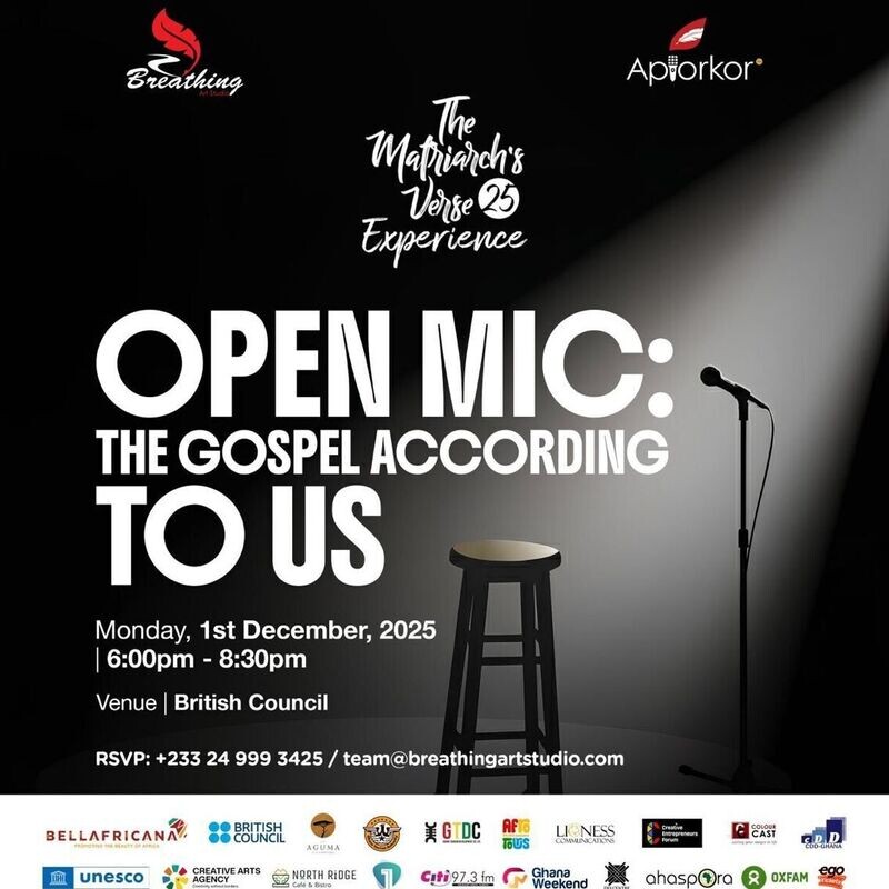 The Matriarch’s Verse 25 Experience: OPEN MIC: THE GOSPEL ACCORDING TO US