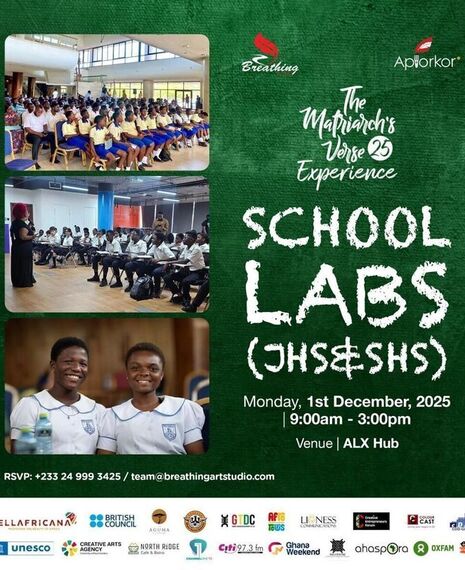 The Matriarch’s Verse 25 Experience: SCHOOL LABS (JHS * SHS)
