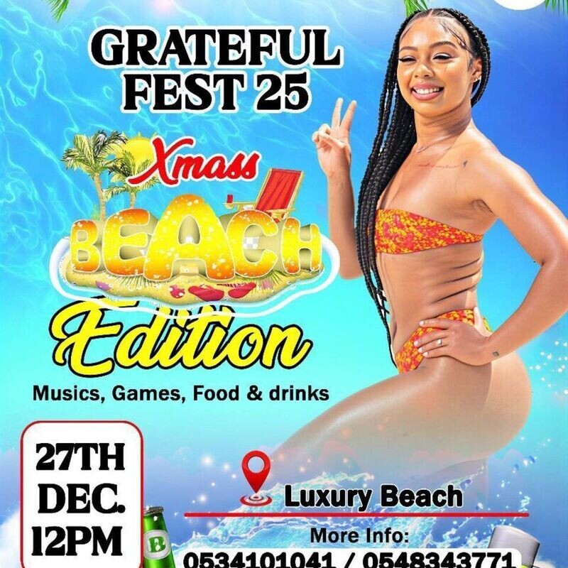 GRATEFUL FEST 25 XMAS BEACH EDITION