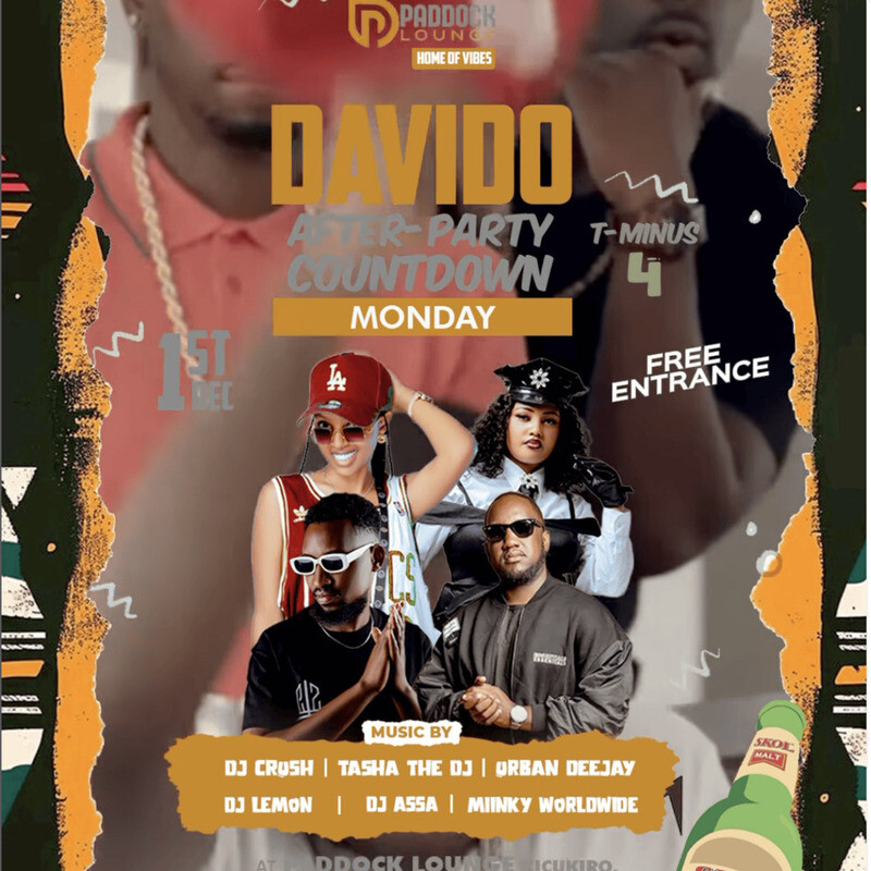 Davido After-Party Countdown: Monday