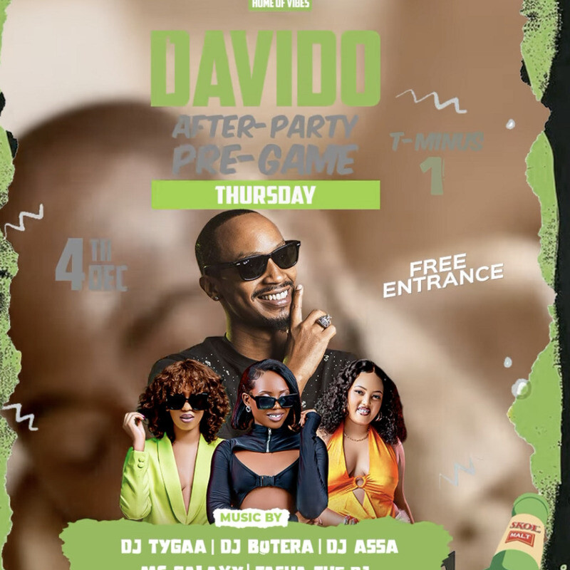 Davido After Party: Thursday Edition