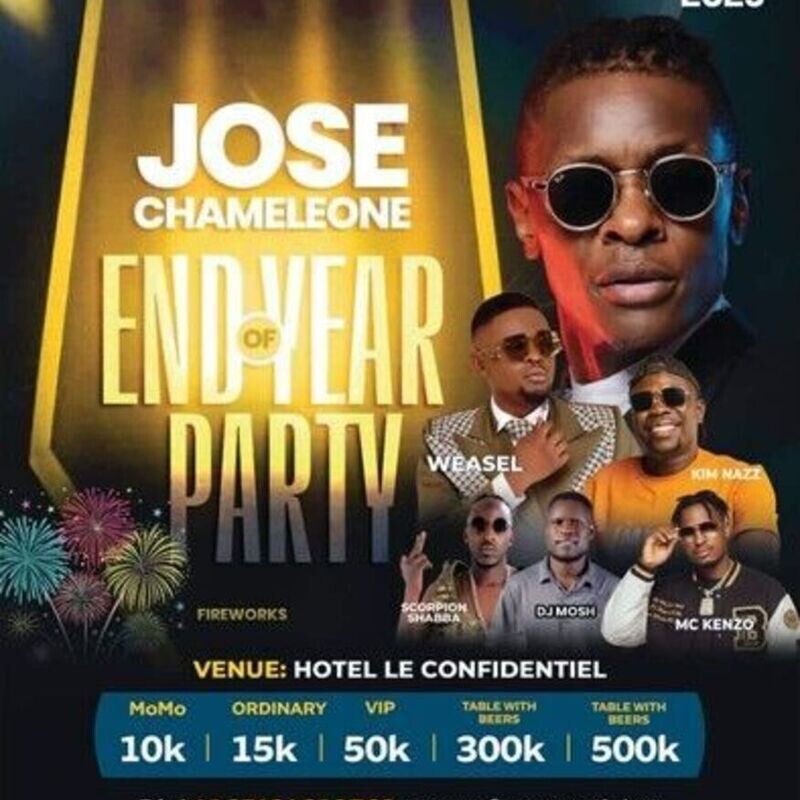 JOSE CHAMELEONE END OF YEAR PARTY