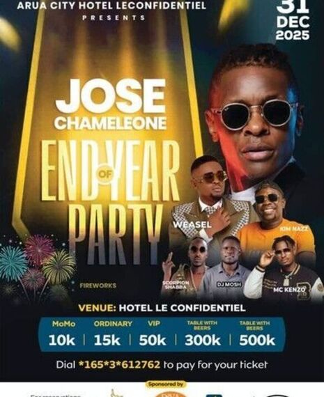 JOSE CHAMELEONE END OF YEAR PARTY