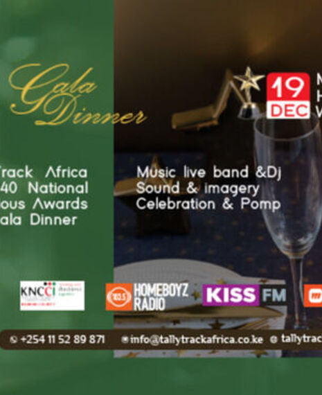 Tally Track Africa Gala Dinner
