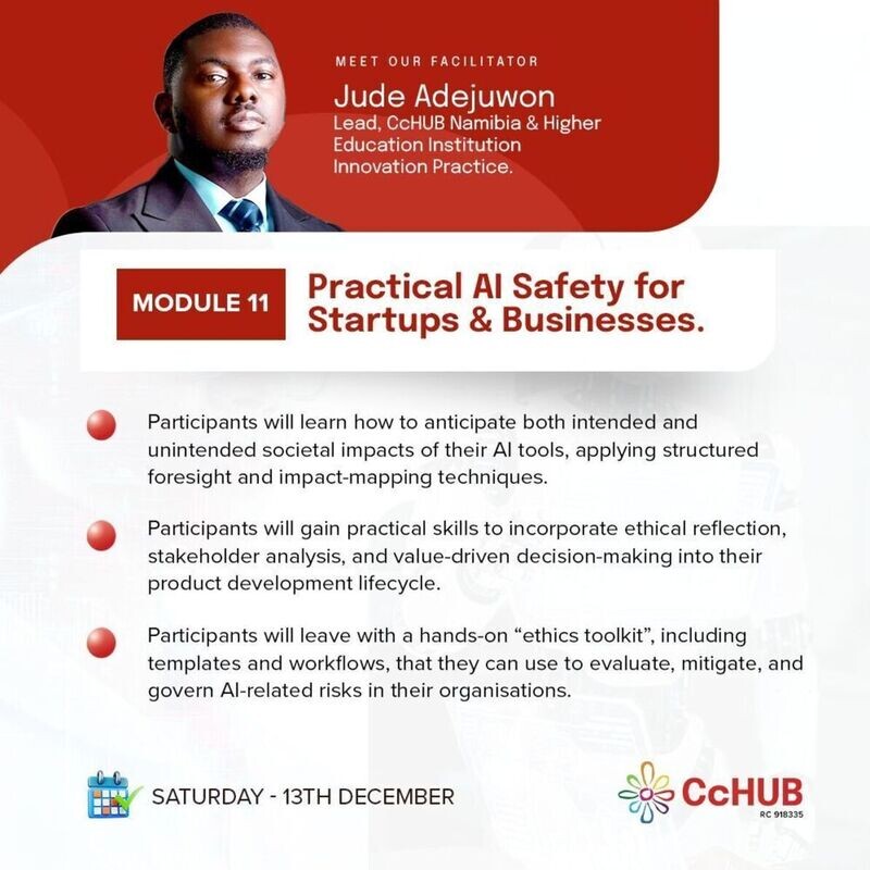 Practical AI Safety for Startups & Businesses Masterclass