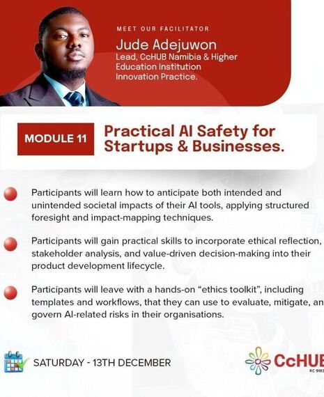 Practical AI Safety for Startups & Businesses Masterclass